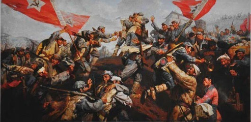 血與火的交匯 油畫《三大主力會師》中的歷史與藝術
